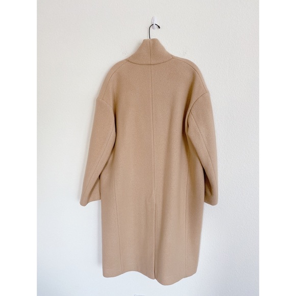 Vince oversize collarless wool coat in Lim… - Picture 14 of 14